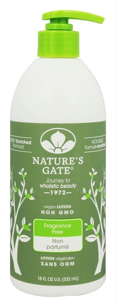 Natures Gate: Moisturizing Lotion Fragrance Free, 18 Oz