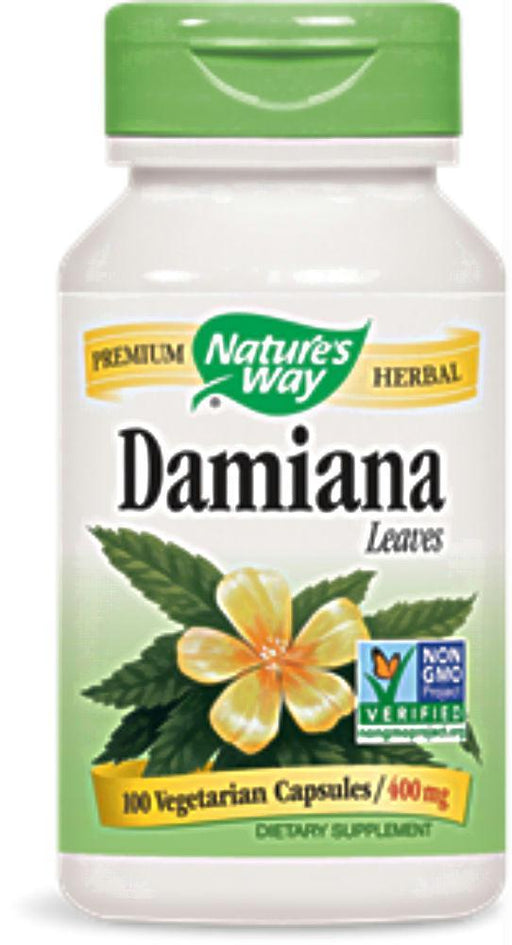 Natures Way: Damiana Leaves 400 Mg, 100 Veg Capsules