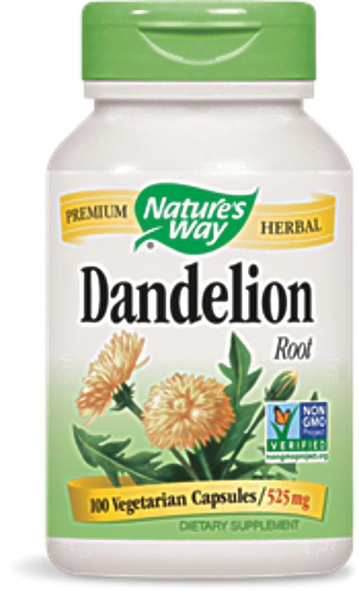 Natures Way: Dandelion Root 525 Mg, 100 Veg Capsules