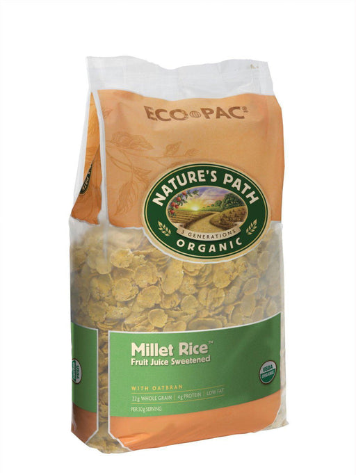 Natures Path: Organic Millet Rice Oatbran Flakes Cereal, 32 Oz