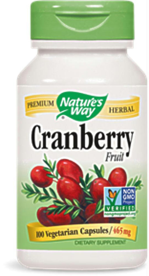 Natures Way: Cranberry Fruit 465 Mg, 100 Veg Capsules