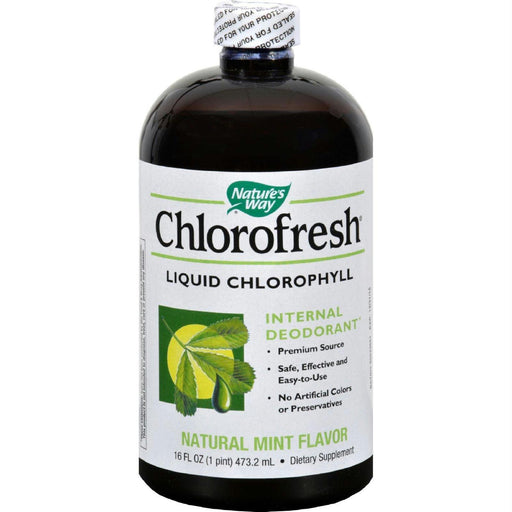 Natures Way: Chlorofresh Liquid Chlorophyll Natural Mint, 16 Oz