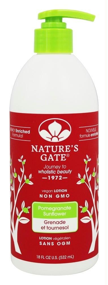 Natures Gate: Moisturizing Lotion Pomegranate Sunflower, 18 Oz