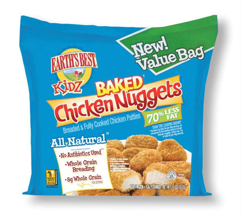 Earths Best: Kidz All Natural Baked Chicken Nuggets, 16 Oz