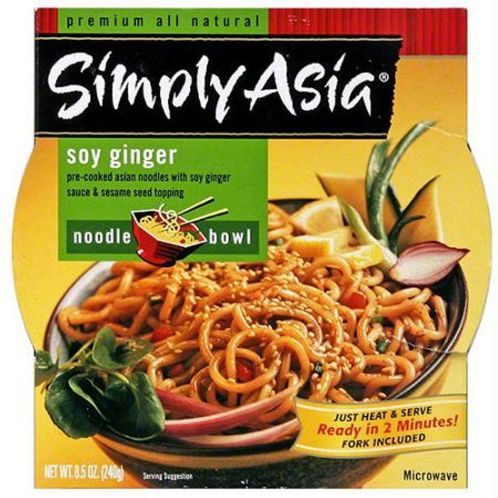 Simply Asia: Soy Ginger Noodle Bowl, 8.5 Oz