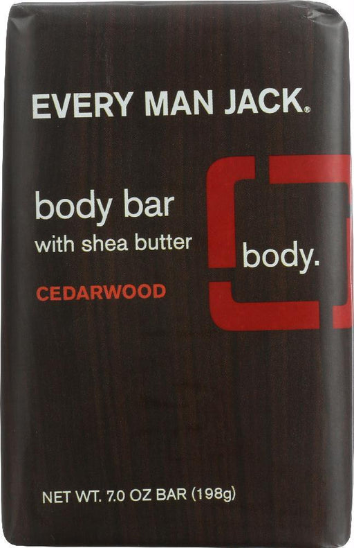 Every Man Jack: Body Bar Cedarwood, 7 Oz