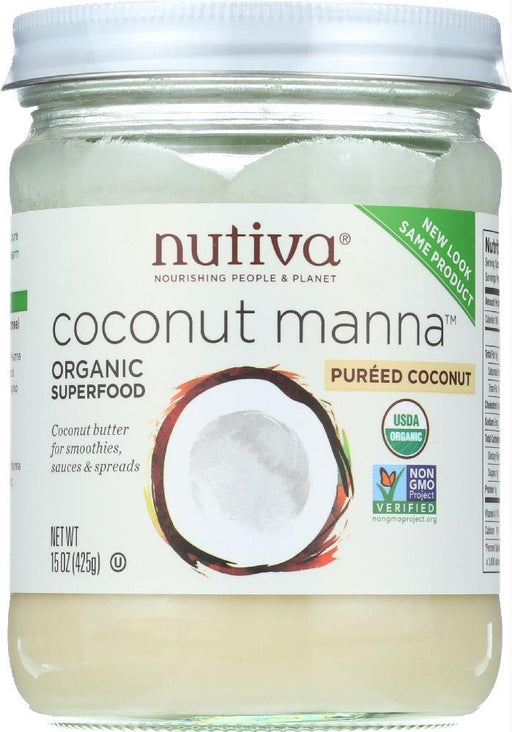 Nutiva: Organic Coconut Manna, 15 Oz