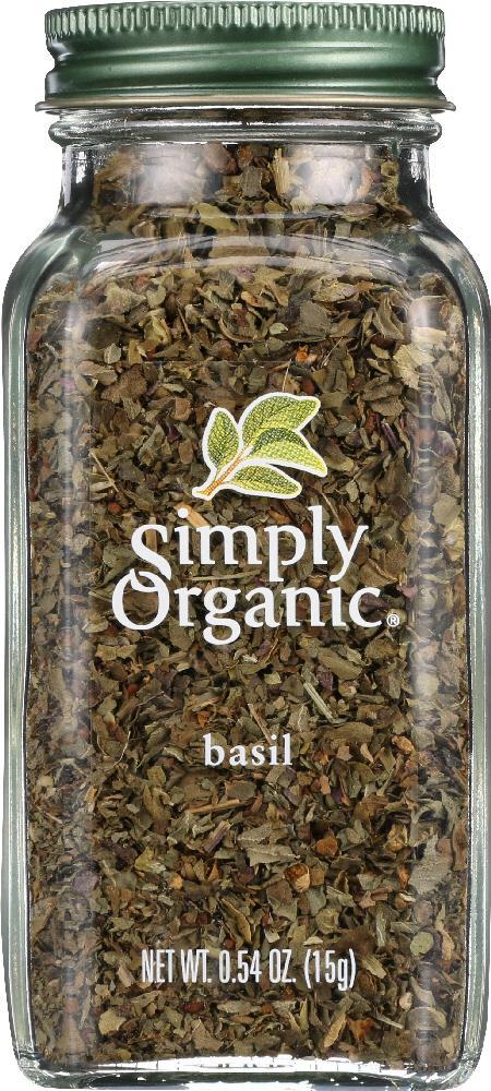 Simply Organic: Basil, 0.54 Oz