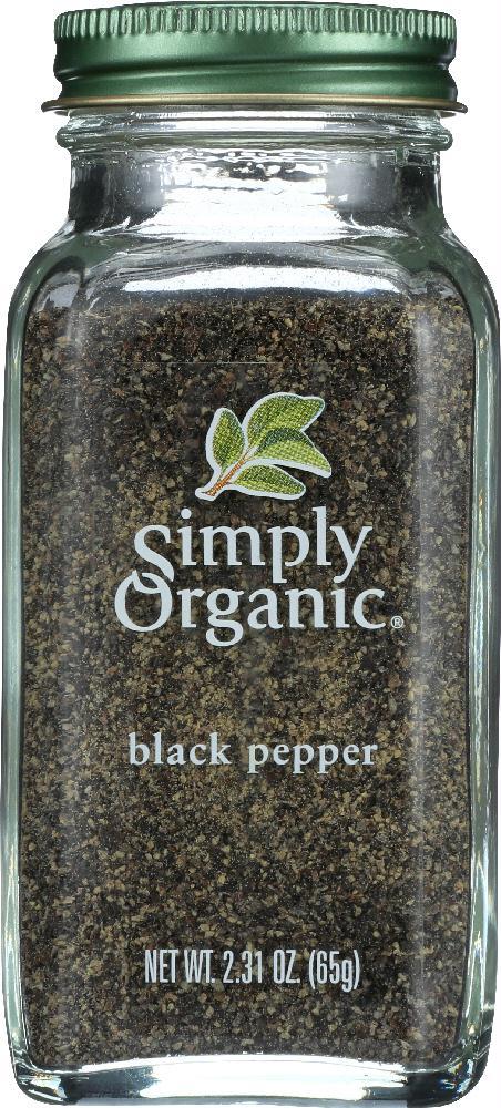 Simply Organic: Black Pepper, 2.31 Oz