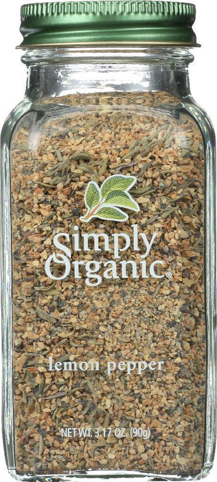 Simply Organic: Lemon Pepper Seasoning, 3.17 Oz