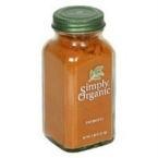 Simply Organic: Turmeric, 2.38 Oz