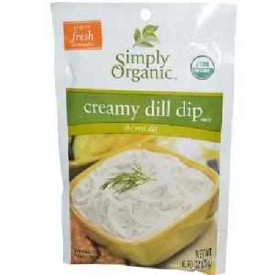 Simply Organic: Creamy Dill Dip Mix, 0.7 Oz