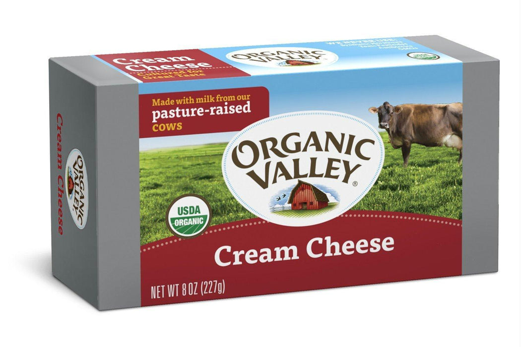 Organic Valley: Organic Pasteurized Cream Cheese Bar, 8 Oz