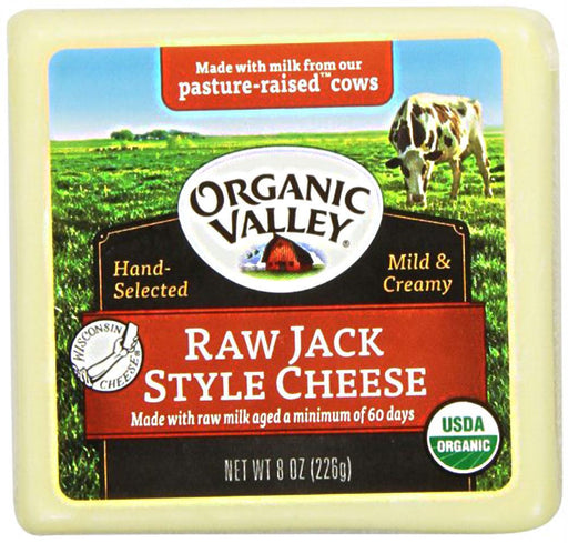 Organic Valley: Wisconsin Raw Milk Cheese Jack Style Organic, 8 Oz