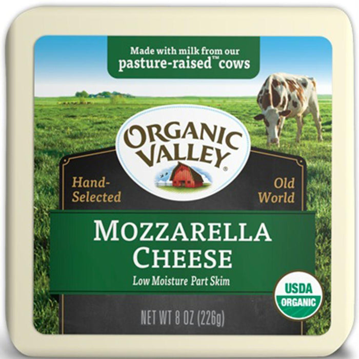 Organic Valley: Organic Mozzarella Cheese, 8 Oz