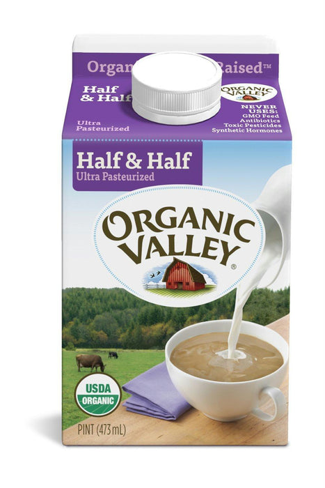 Organic Valley: Organic Half & Half Pasture-raised, 16 Oz