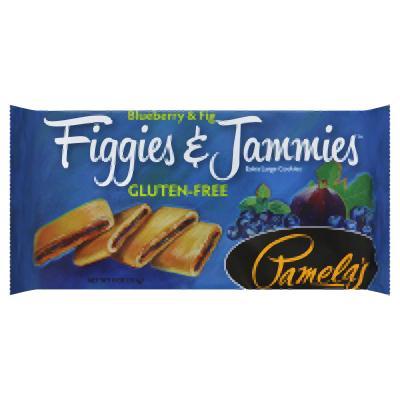 Pamela's: Gluten-free Figgies & Jammies Extra Large Cookies Blueberry & Fig, 9 Oz