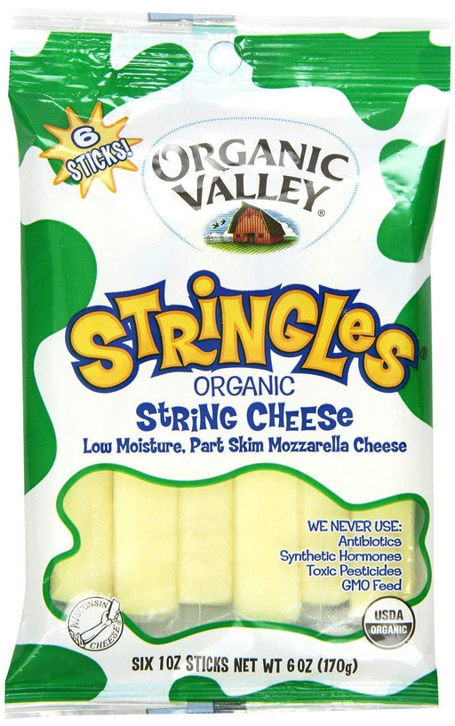 Organic Valley: Stringles Organic String Cheese 6 Sticks, 6 Oz