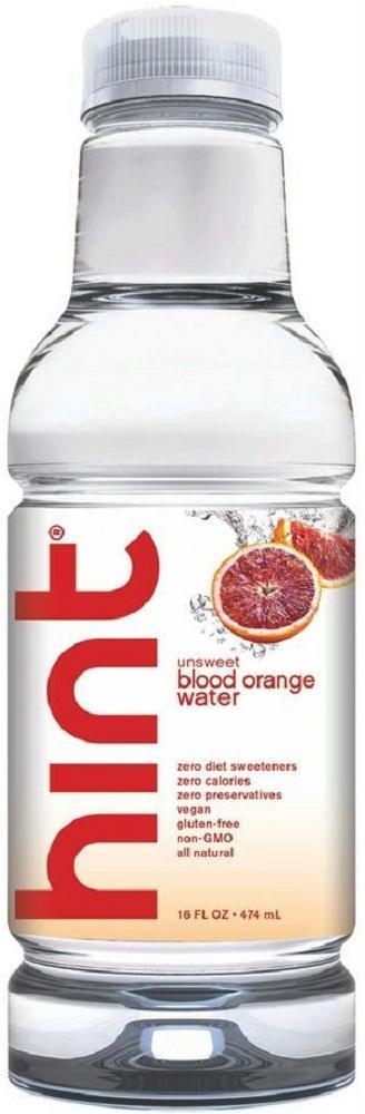 Hint: Unsweet Essence Water Blood Orange, 16 Oz