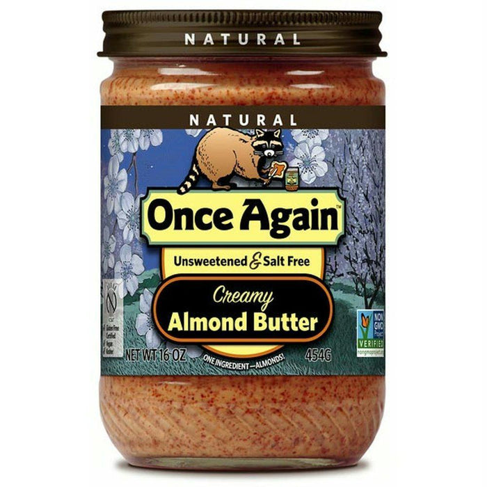 Once Again: Natural Almond Butter Creamy, 16 Oz