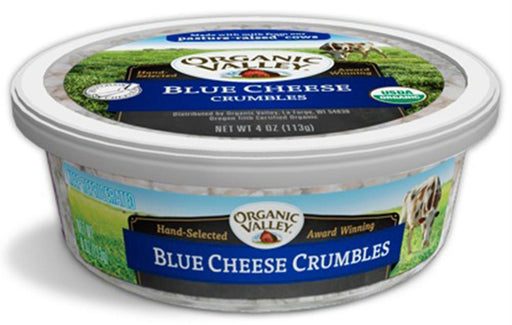 Organic Valley: Blue Cheese Crumbles, 4 Oz