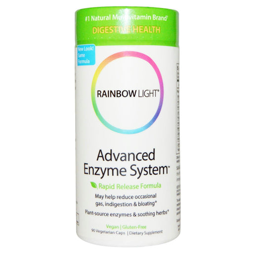 Rainbow Light: Advanced Enzyme System Rapid Release Formula, 90 Vegetarian Capsules