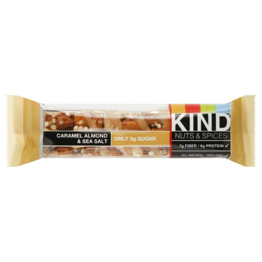 Kind: Nuts And Spices Caramel Almond And Sea Salt Bar, 1.4 Oz