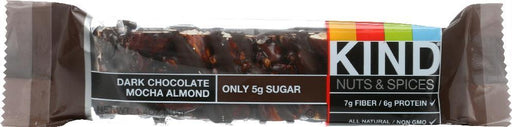 Kind: Nuts And Spices Dark Chocolate Mocha Almond Bar, 1.4 Oz