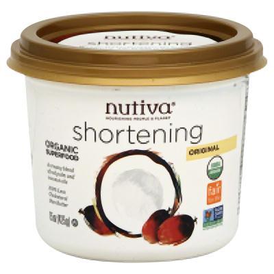 Nutiva: Organic Shortening Original Red Palm And Coconut Oils, 15 Oz