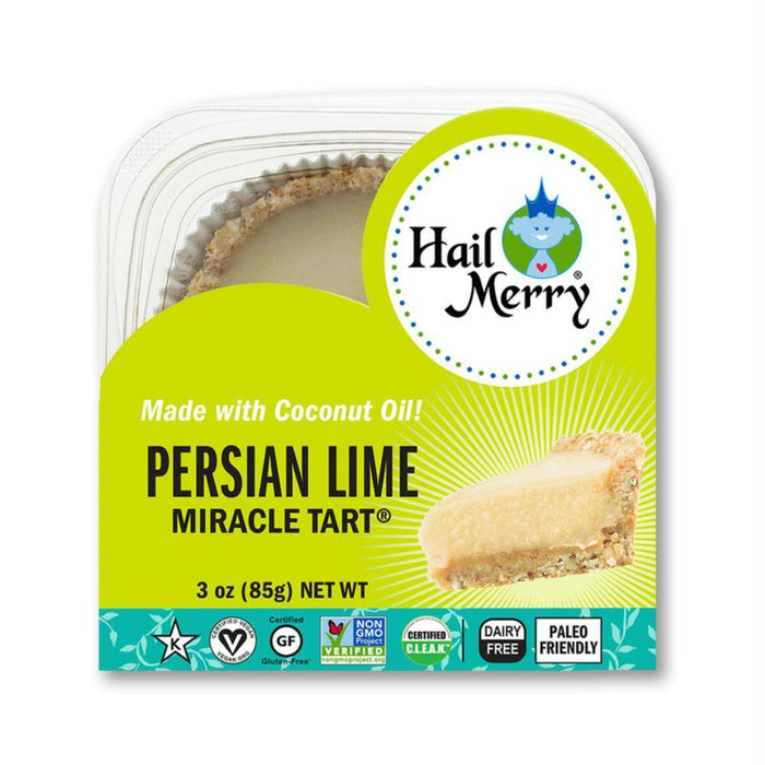 Hail Merry: Miracle Tart Persian Lime Vegan Gluten Free Made With Coconut Oil, 3 Oz