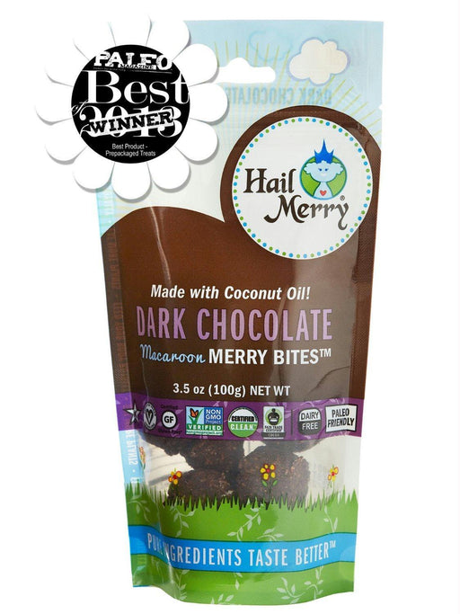 Hail Merry: Macaroons Chocolate Raw Gluten Free Vegan, 3.5 Oz