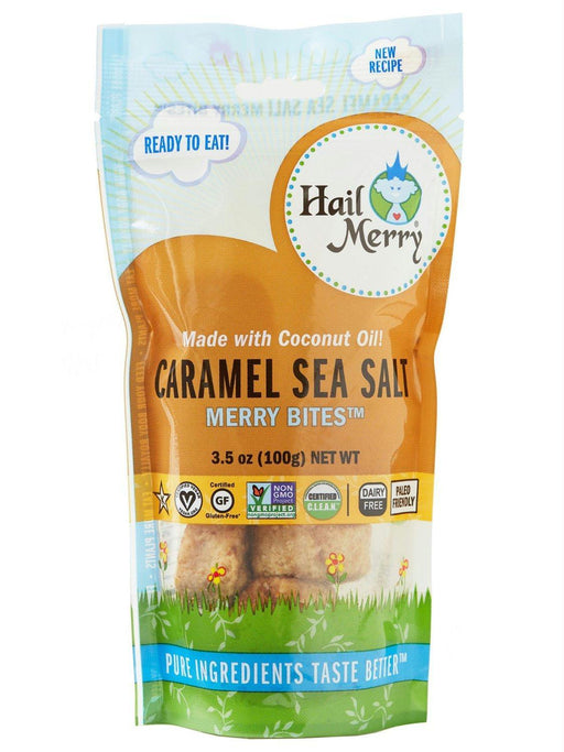 Hail Merry: Merry Bites Caramel Sea Salt, 3.5 Oz