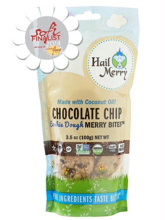 Hail Merry: Cookie Dough Merry Bites Chocolate Chip, 3.5 Oz