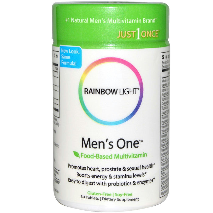 Rainbow Light: Just Once Men's One Food-based Multivitamin, 30 Tablets