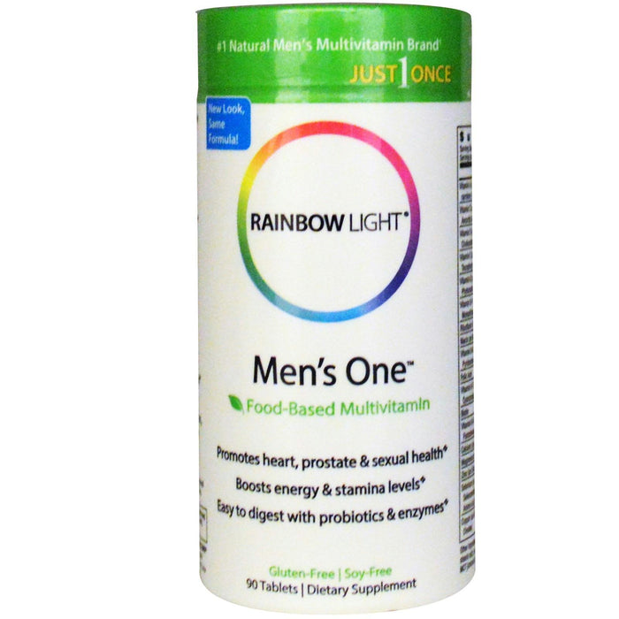 Rainbow Light: Just Once Men's One Food-based Multivitamin, 90 Tablets