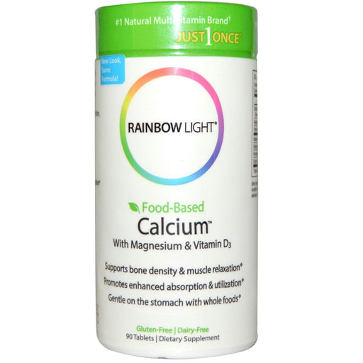 Rainbow Light: Food-based Calcium With Magnesium & Vitamin D3, 90 Tablets