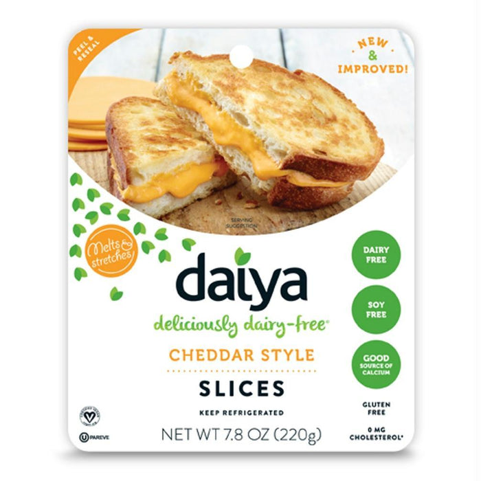 Daiya: Dairy Free Cheddar Style Slices, 7.8 Oz