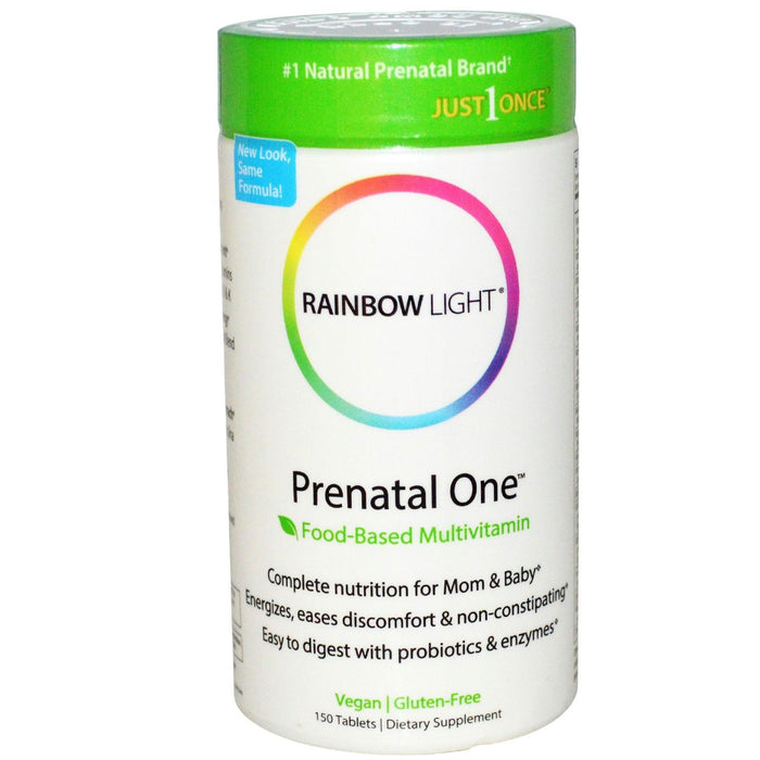 Rainbow Light: Just Once Prenatal One Food-based Multivitamin, 150 Tablets