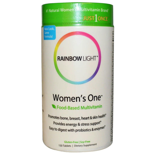 Rainbow Light: Just Once Women's One Food-based Multivitamin, 150 Tablets