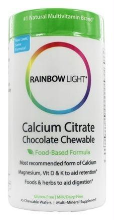 Rainbow Light: Calcium Citrate Chewable, 45 Tb