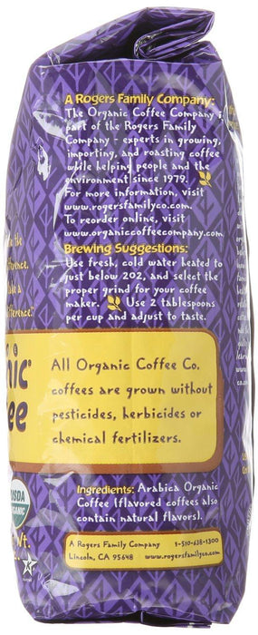 Organic Coffee Co.: Whole Bean Coffee French Vanilla, 12 Oz