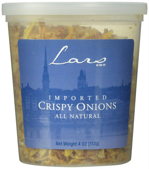 Lars Own: All Natural Imported Crispy Onions, 4 Oz