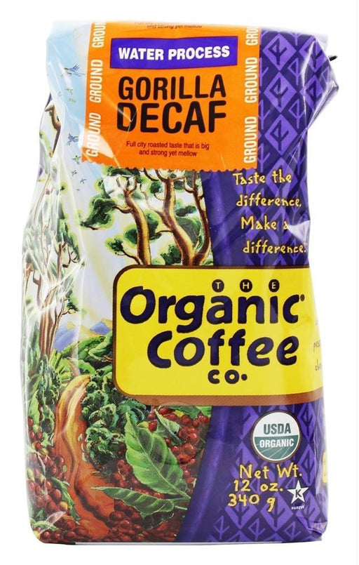 Organic Coffee Co.: Ground Coffee Gorilla Decaf, 12 Oz