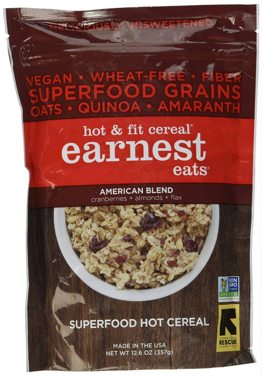 Earnest Eats: Hot & Fit American Blend Cereal, 12.6 Oz