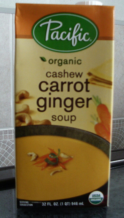 Pacific Foods: Organic Cashew Carrot Ginger Soup, 32 Oz