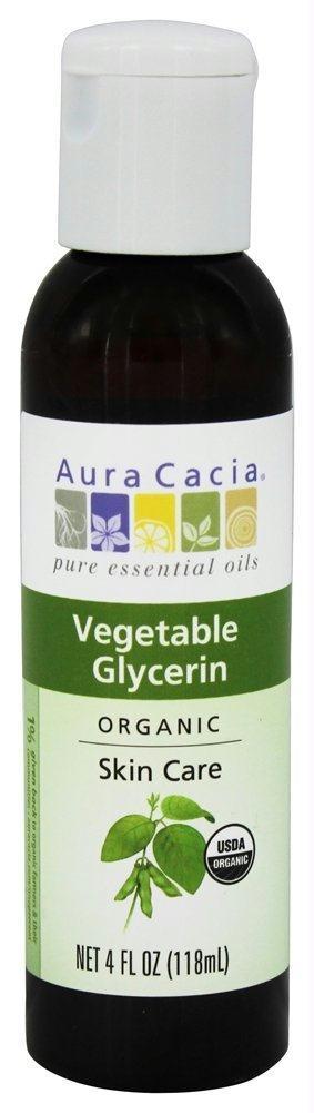 Aura Cacia: Organic Vegetable Glycerin, 4 Oz