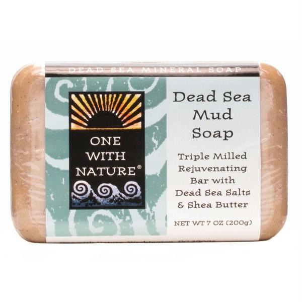 One With Nature: Dead Sea Mud Minerals Soap Bar, 7 Oz