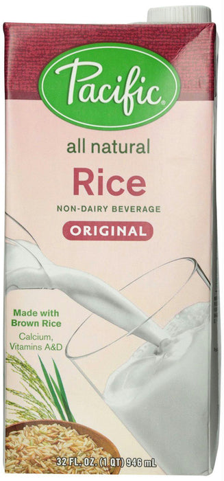 Pacific Foods: Rice Non-dairy Beverage Original, 32 Oz