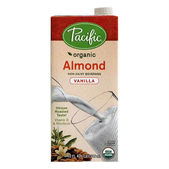 Pacific Foods: Organic Non-dairy Almond Beverage Vanilla, 32 Oz