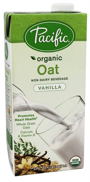 Pacific Foods: Organic Oat Non-dairy Vanilla Beverage, 32 Oz